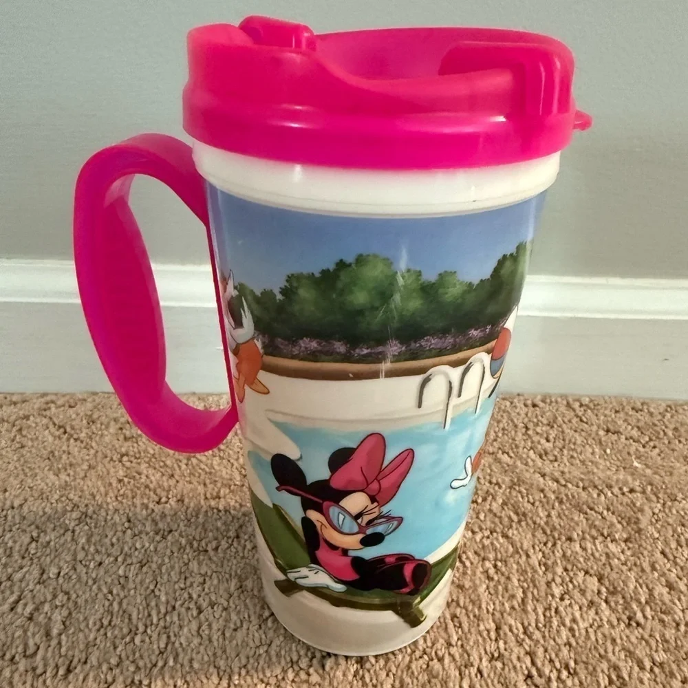 Walt Disney World | Pink, White, Blue Collectible Mug Vintage WDW